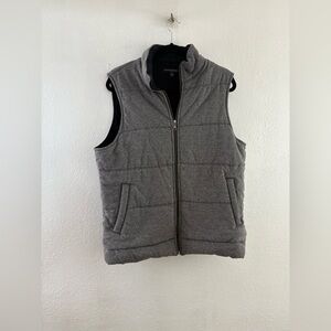 Banana Republic Factory Charcoal Women's Quilted Vest